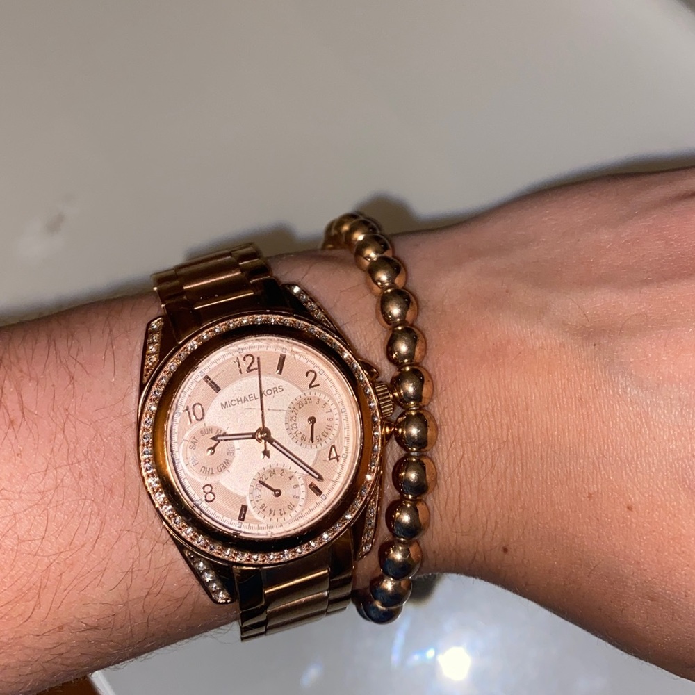 MICHAEL KORS MINI BLAIR WATCH ROSE GOLD